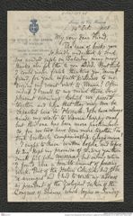 Nachlass Franz Steindachner, Brief von Enrico H. Giglioli an Franz Steindachner (14.10.1908), Inv.Nr. 159.08, Seite 1
